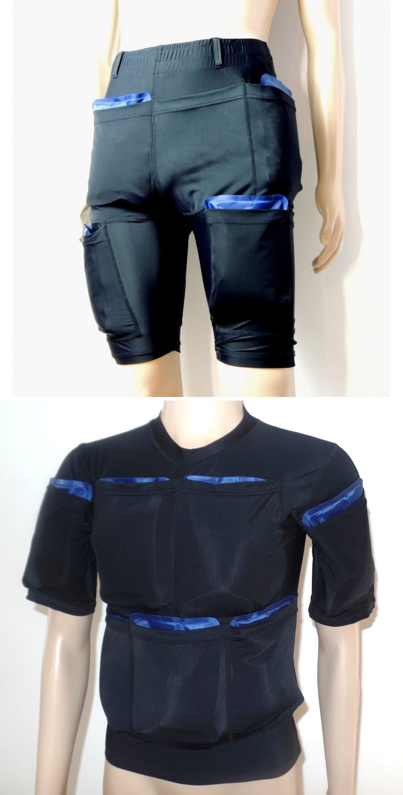 Tenue refroidissante avec packs de froid pour maigrir par le froid chez soi